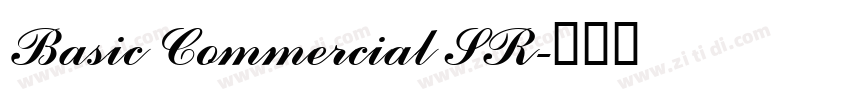 Basic Commercial SR字体转换
